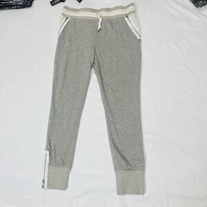 Joshua Perets Jogger Pants - Sweatpants Activewear Drawstring Women Gray LARGE